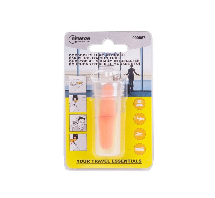 Oordopjes Foam in Koker - Geluidsreducerende Dopjes