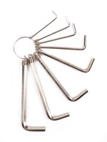 Benson Tools Inbus Sleutelset 8 dlg Ring 1.5 / 6.0 mm - Compacte Hex Key Set voor Verschillende Toepassingen