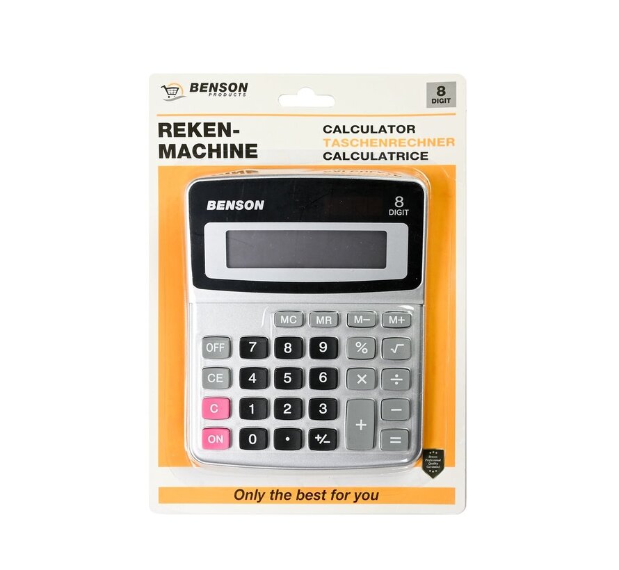 Rekenmachine/ Calculator Profi - 8-Cijferig Display - Compact Model