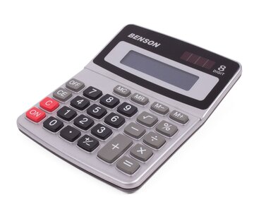 Benson Rekenmachine/ Calculator Profi - 8-Cijferig Display - Compact Model