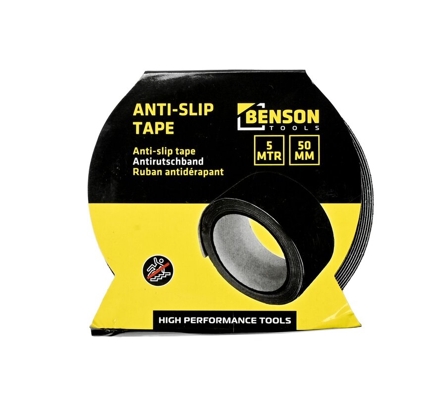 Anti-slip Tape 50mm x 5.00 mtr - Gripverhogende Tape - Veiligheidsstrip
