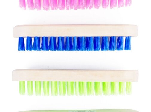 Benson Schrobborstel Hout - Mix Kleur - Handborstel