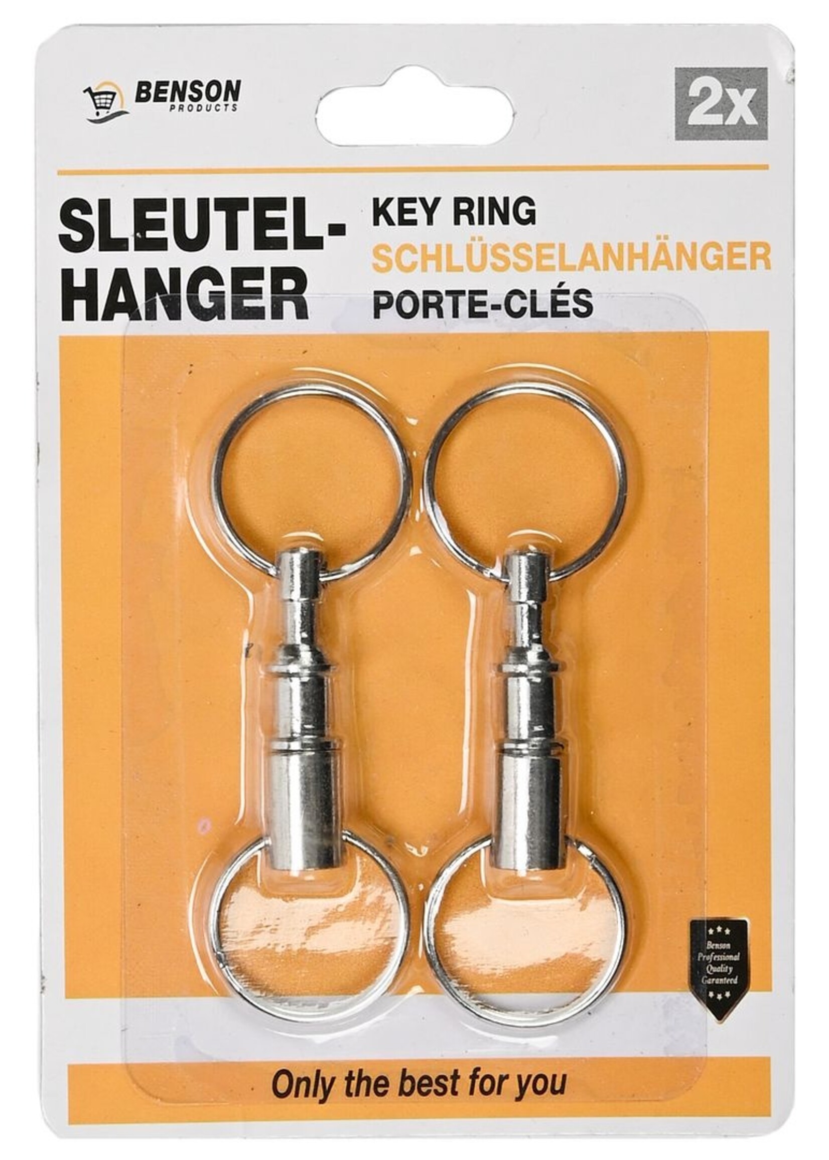 Benson Sleutelhanger 2 Dlg - Dubbele Sleutelhanger - Keychain