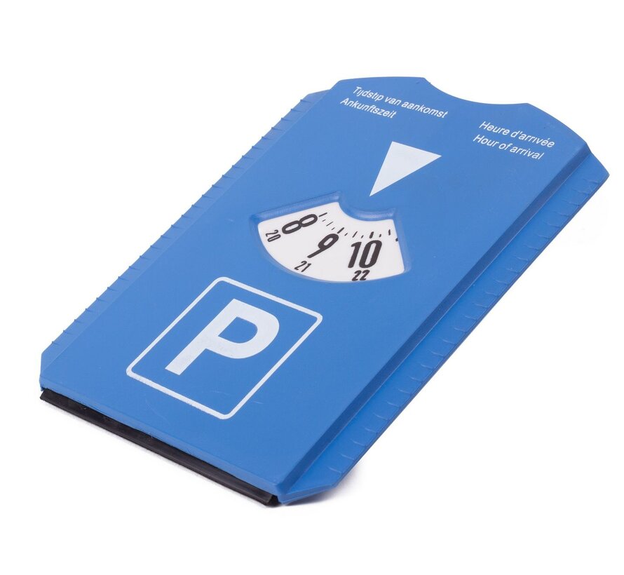 Ijskrabber + Parkeerschijf 15,5 x 12 cm - Auto-accessoires - Winterbenodigdheden