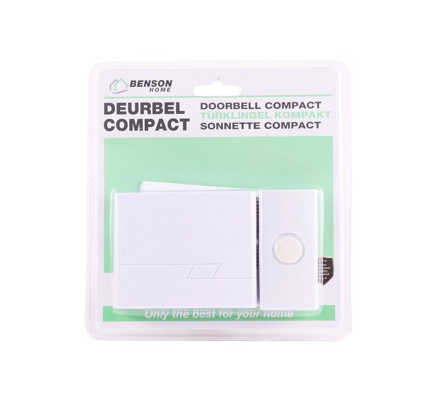 Deurbel Compact Draadloos - 16 Melodieën