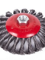 Benson Tools Staalborstel Getordeerd Plat, Slijper / 125 mm - Krachtige Reiniging en Voorbereiding van Oppervlakken