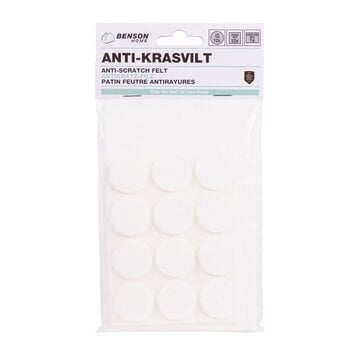 Benson Home Antikrasvilt - Viltbescherming Meubelvilt Viltstickers Antikrasmateriaal - 25 dlg assorti / wit