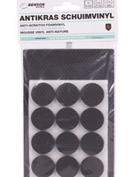 Benson Home Antikras Schuimvinyl Eva 25 dlg Assorti - Zwart