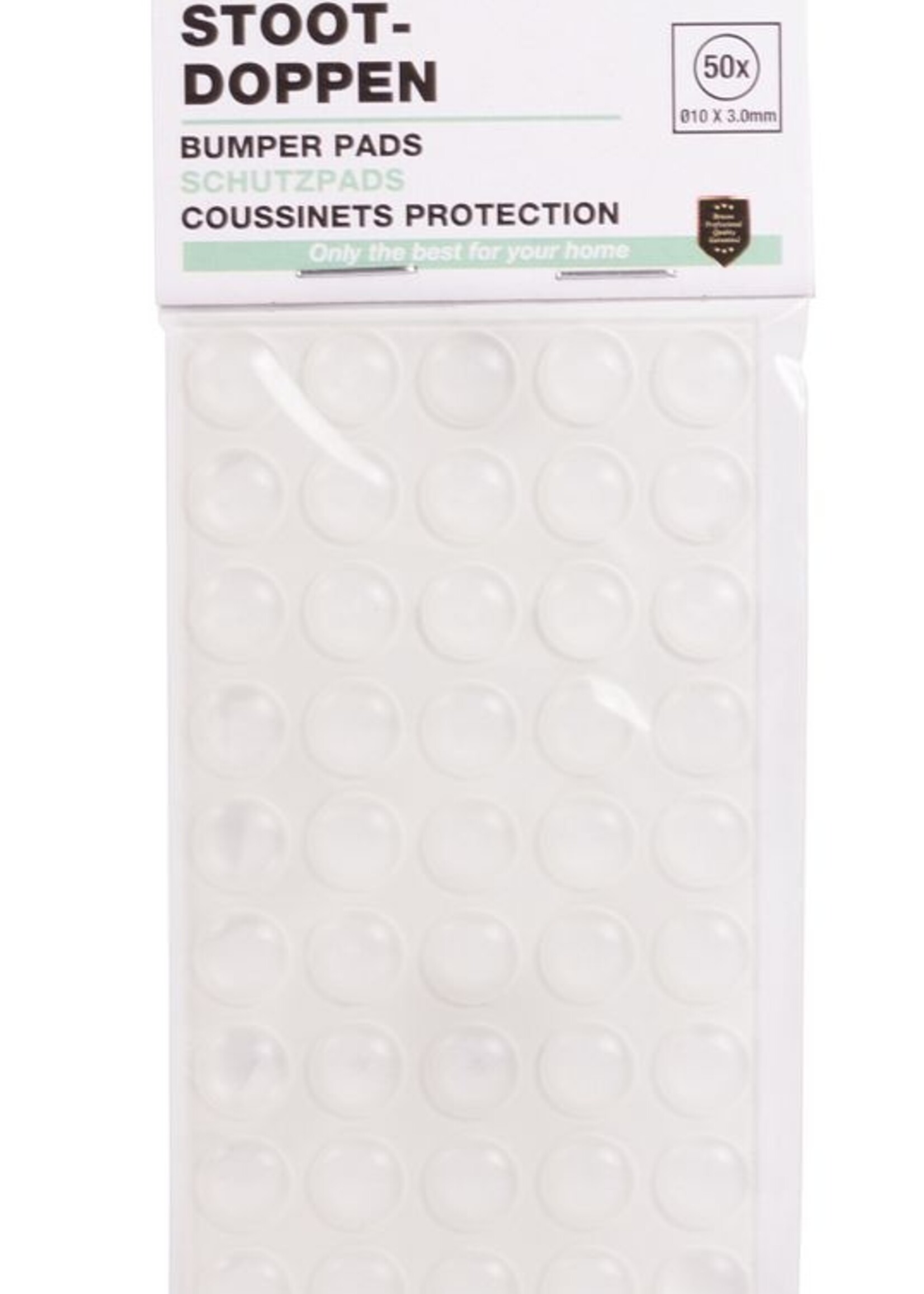 Benson Home Stootdoppen 50 Dlg Transparant Ø 10 x 3.0 mm