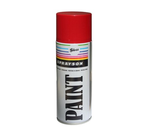 Sprayson Spuitbus Ral3000 Hg Rood 400 ml Hoogglans - Verf