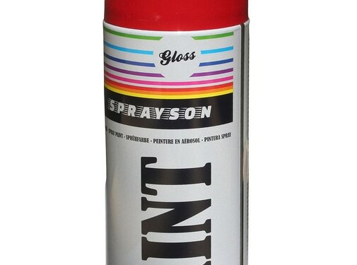 Sprayson Spuitbus Ral3000 Hg Rood 400 ml Hoogglans - Verf