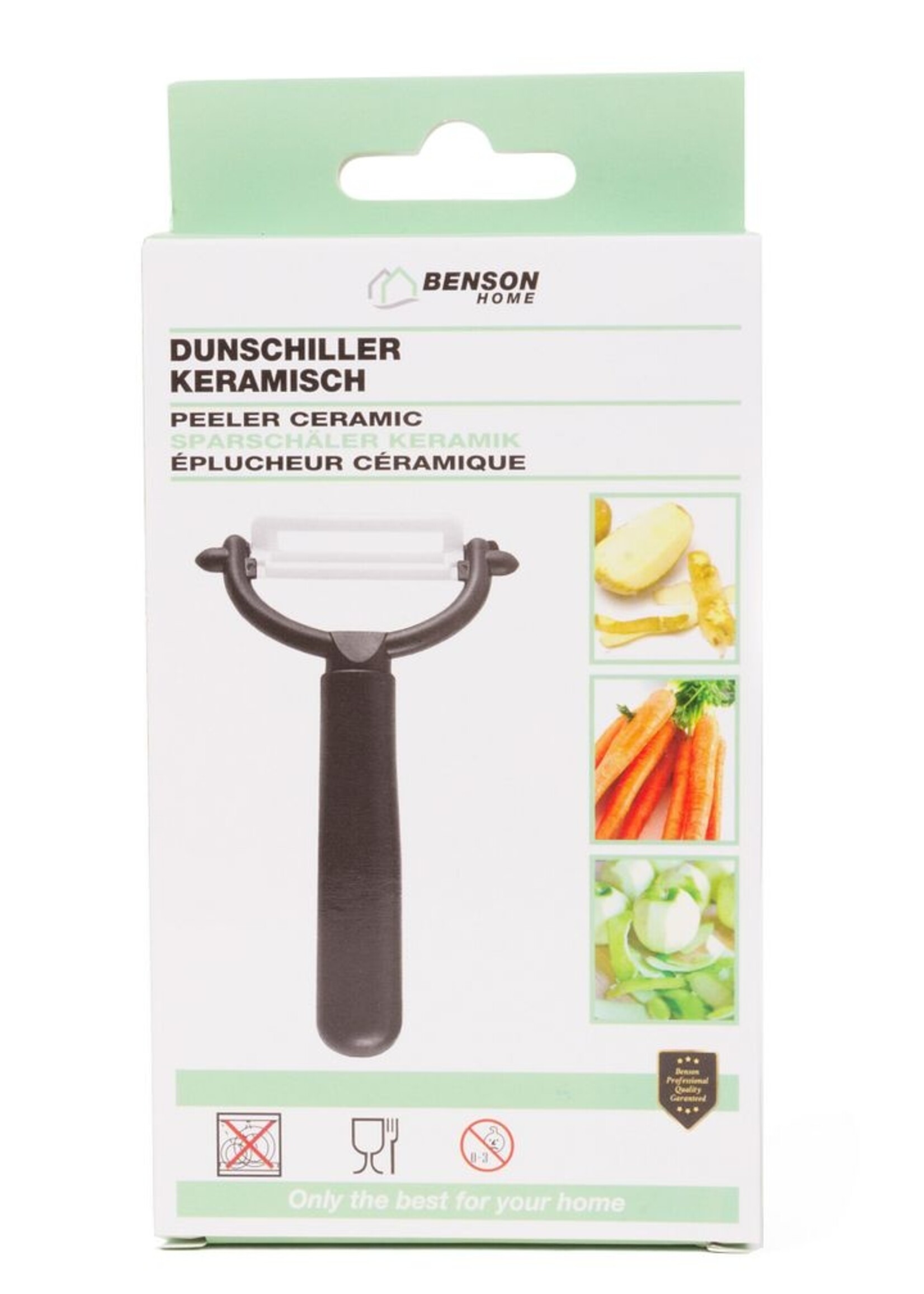 Benson Home Dunschiller keramisch - Groenteschiller - Keramisch schilmesje