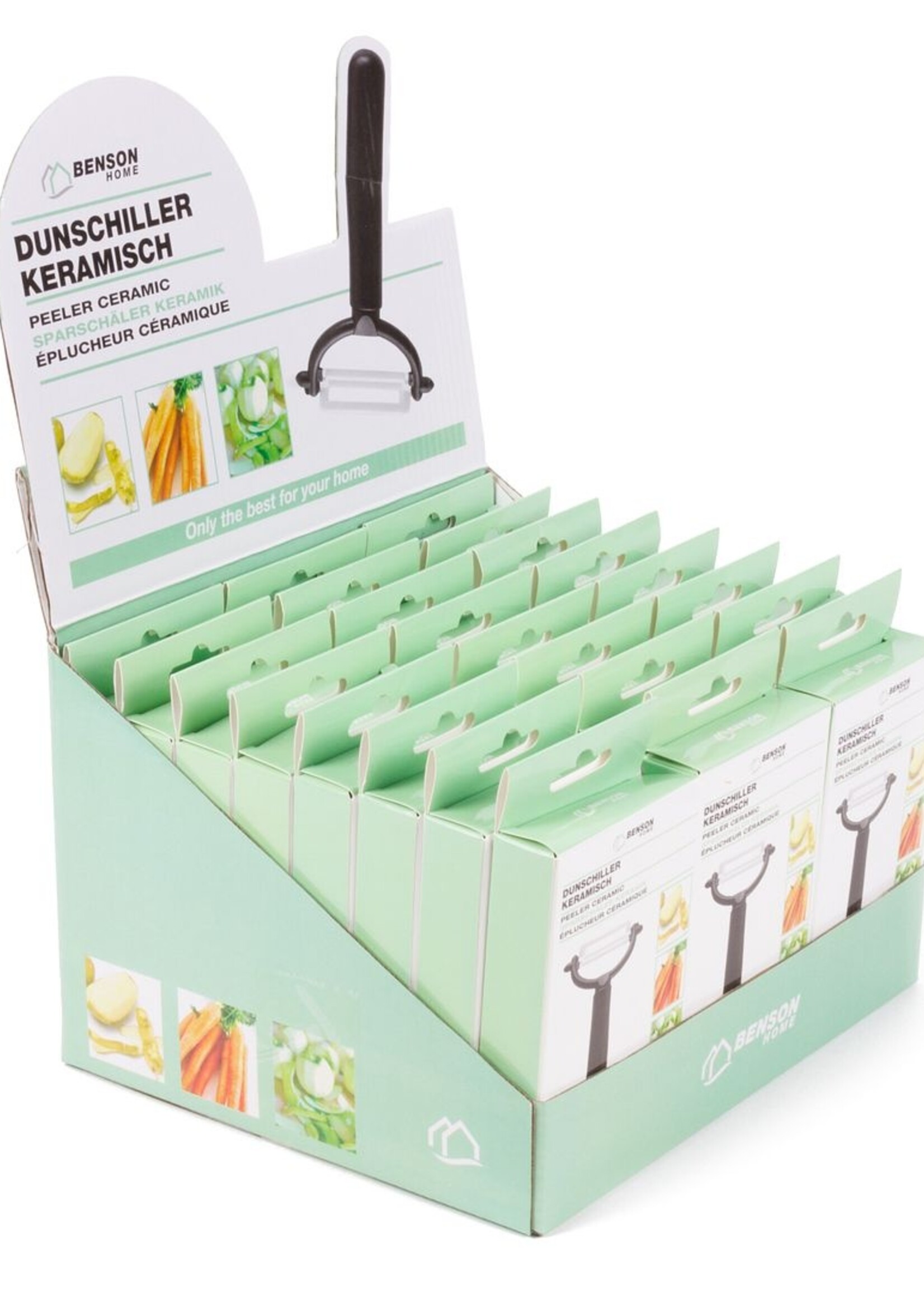 Benson Home Dunschiller keramisch - Groenteschiller - Keramisch schilmesje