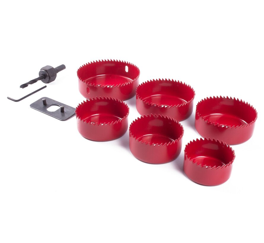 Gatenzaag 9 dlg Heavy Duty - Boorset - Hout en Gipsplaten Zaagset