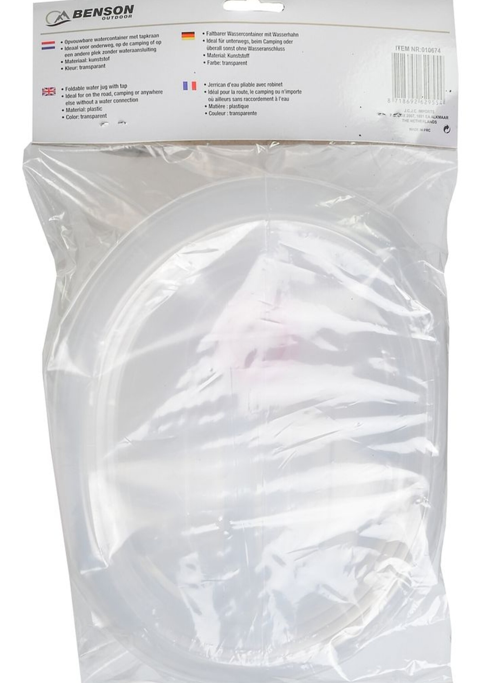 Watercontainer 5 ltr Opvouwbaar - Compacte Jerrycan - Harmonica Wateropslag