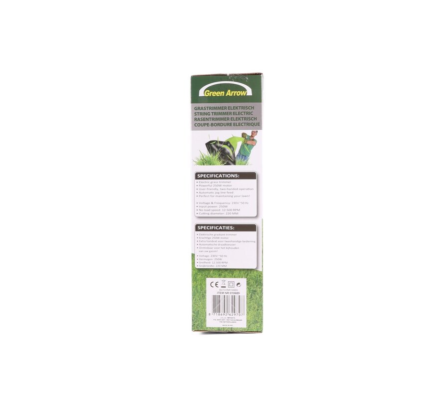 Grastrimmer Elektrisch 250W 220mm