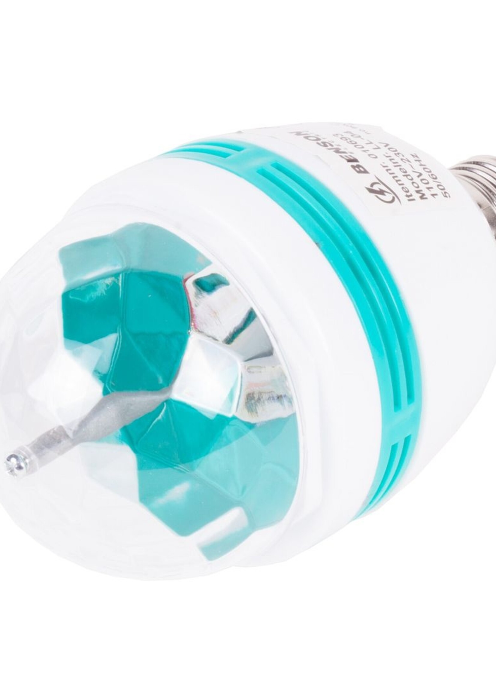 Benson Electric Roterende Discolamp E27 LED - Feestverlichting – Kleurrijke Verlichting