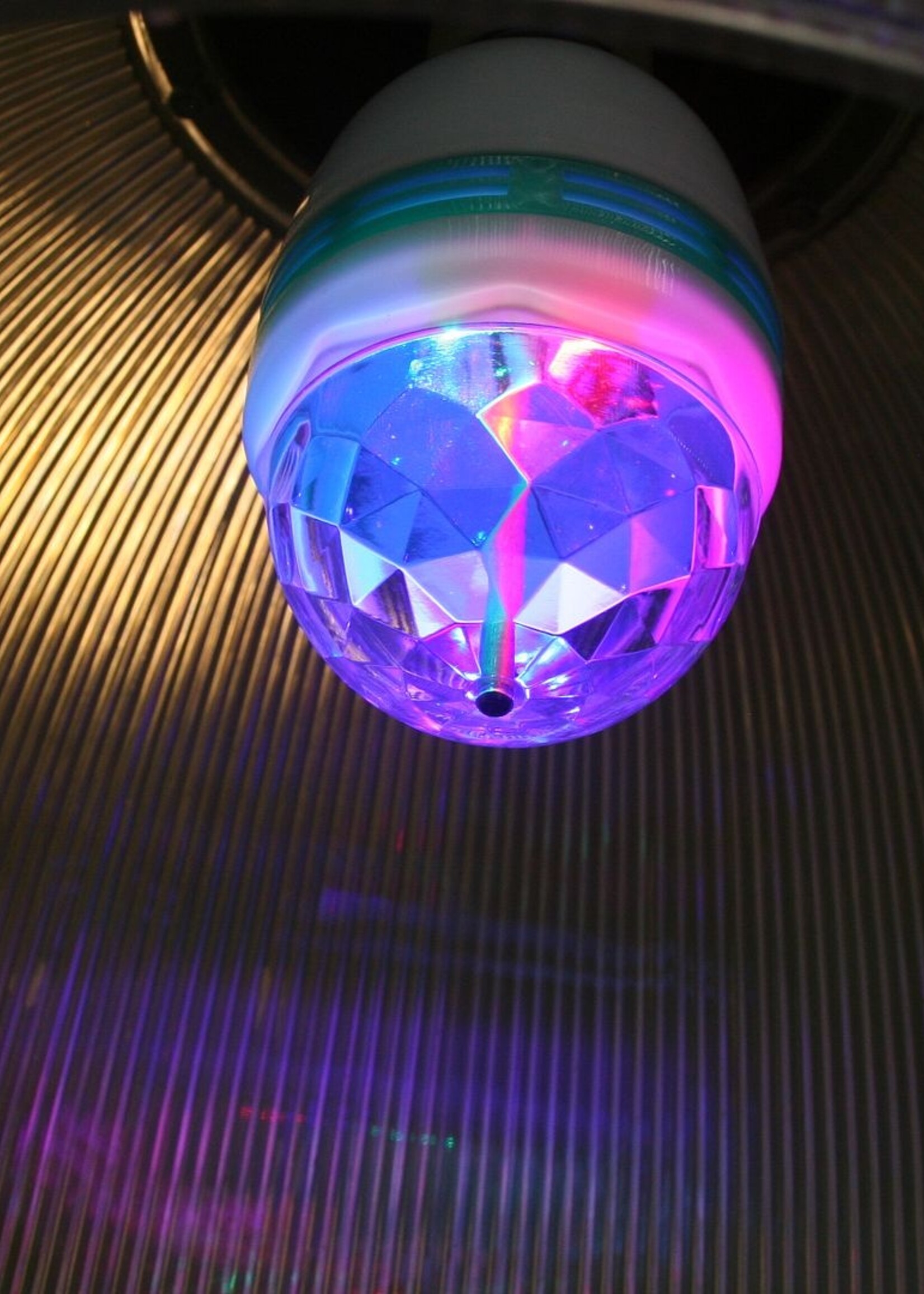 Benson Electric Roterende Discolamp E27 LED - Feestverlichting – Kleurrijke Verlichting