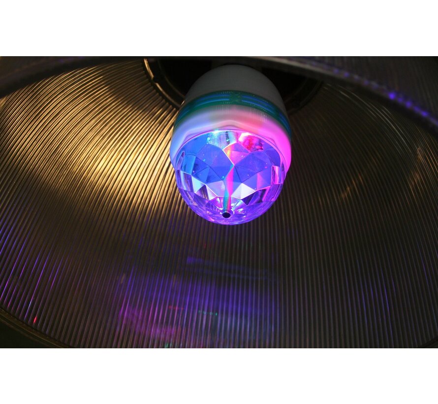 Roterende Discolamp E27 LED - Feestverlichting – Kleurrijke Verlichting