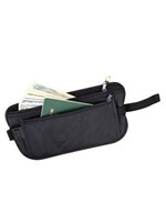 Benson Reisportemonnee Heup 29 x 13.5 cm - Reisbuidel - Zwart Opbergtasje