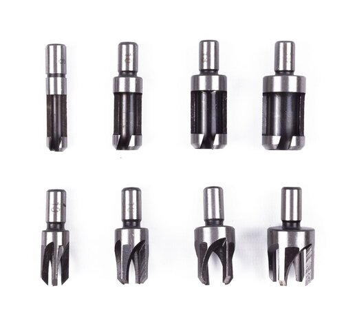 Benson Tools Boorset 8 dlg Proppenboor - Hout Proppen Maker - Gaten Opvul Boor