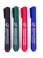 Benson Merkstift Permanent 4 dlg Color Profi - Multi-color Markers - Permanentstift Set