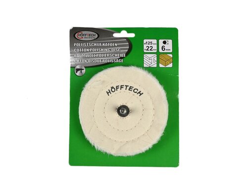 Benson Tools Polijstschijf Katoen 125mm - Metaal polijstschijf - 1 stuk