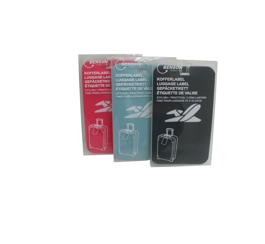 Kofferlabel Mix Color - Bagage Label