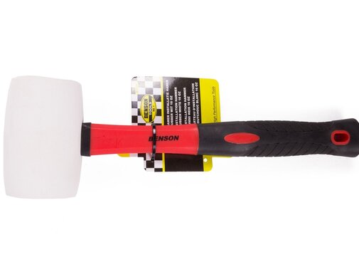 Benson Tools Hamer Installatie Hamer Rubber Wit 16 oz - Montagehamer - Rubberen Slaghamer