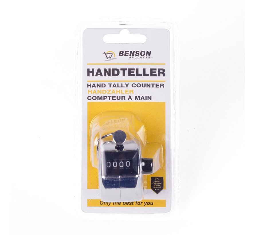 Handteller 4-Cijferig - Clicker Hand Clicker Handmatige Teller