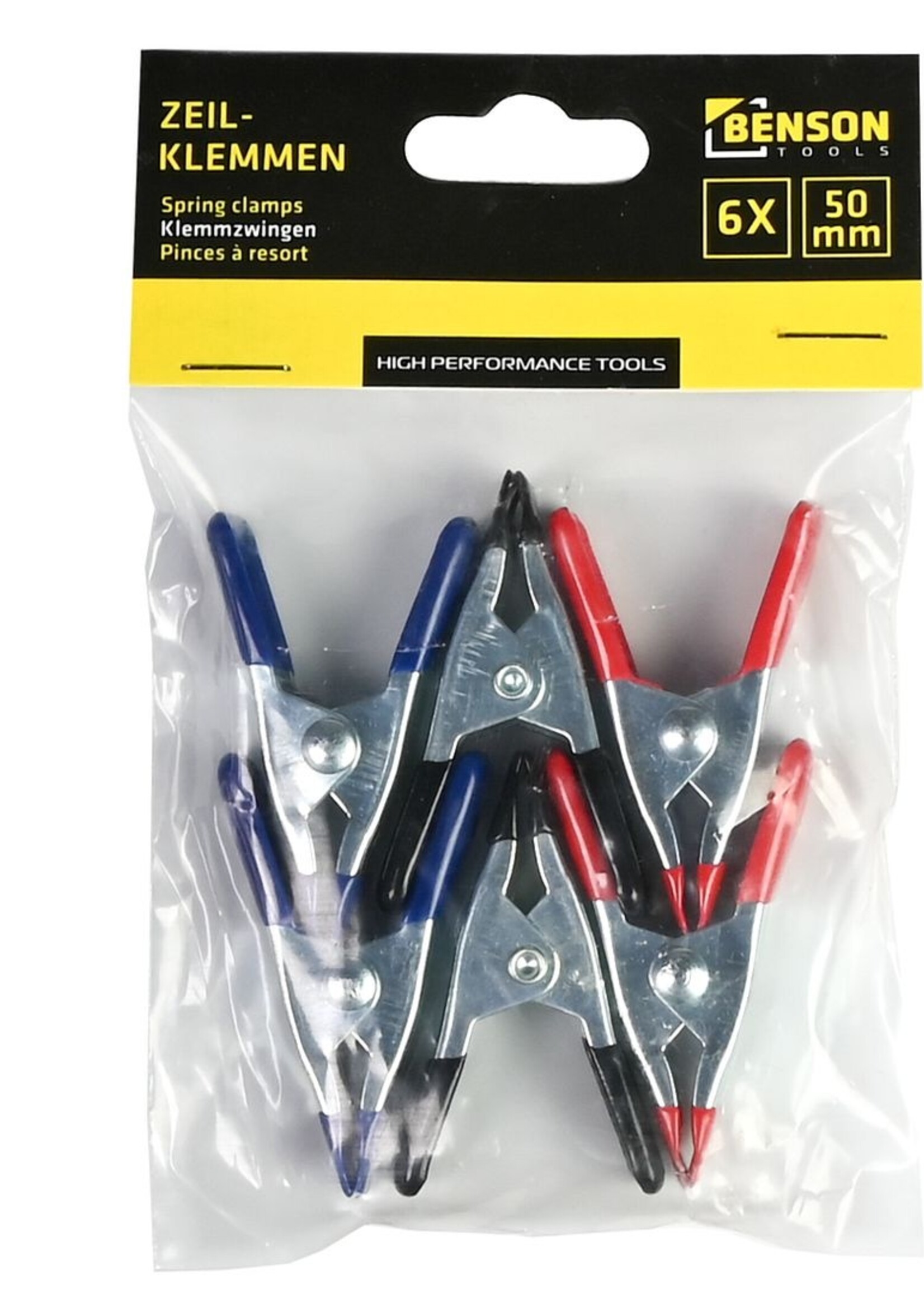 Benson Tools Zeilklem Mini 6 dlg - Mini Klemmen - Zeil Klemset