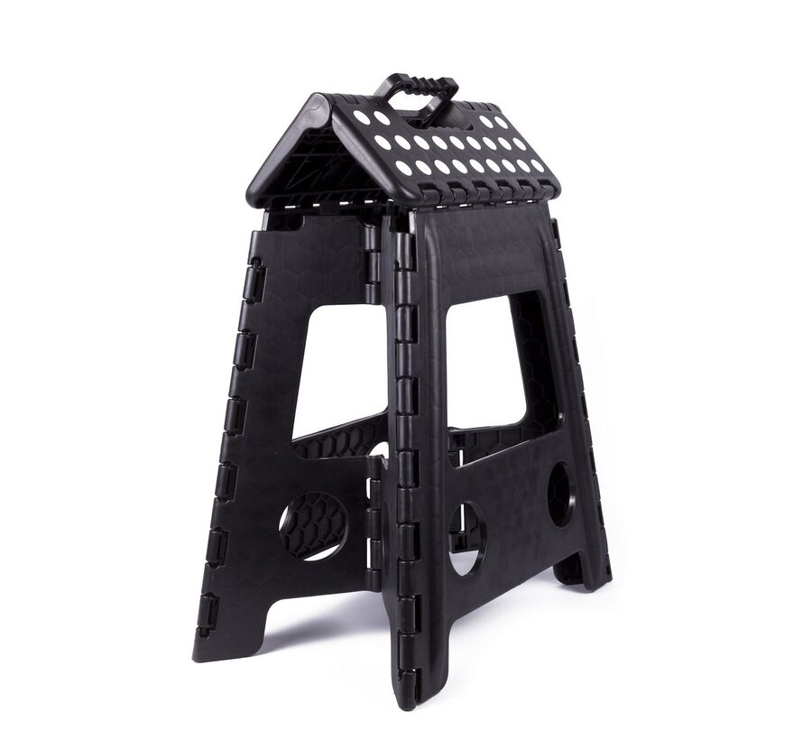 Kruk Opvouwbaar - Zwart Wit Groot - 120 kg