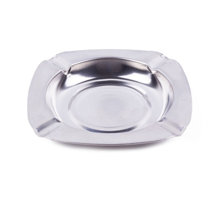 Asbak RVS Ø115 mm - Roestvrijstalen Asbak - Metalen Asbak - Kleine Asbak