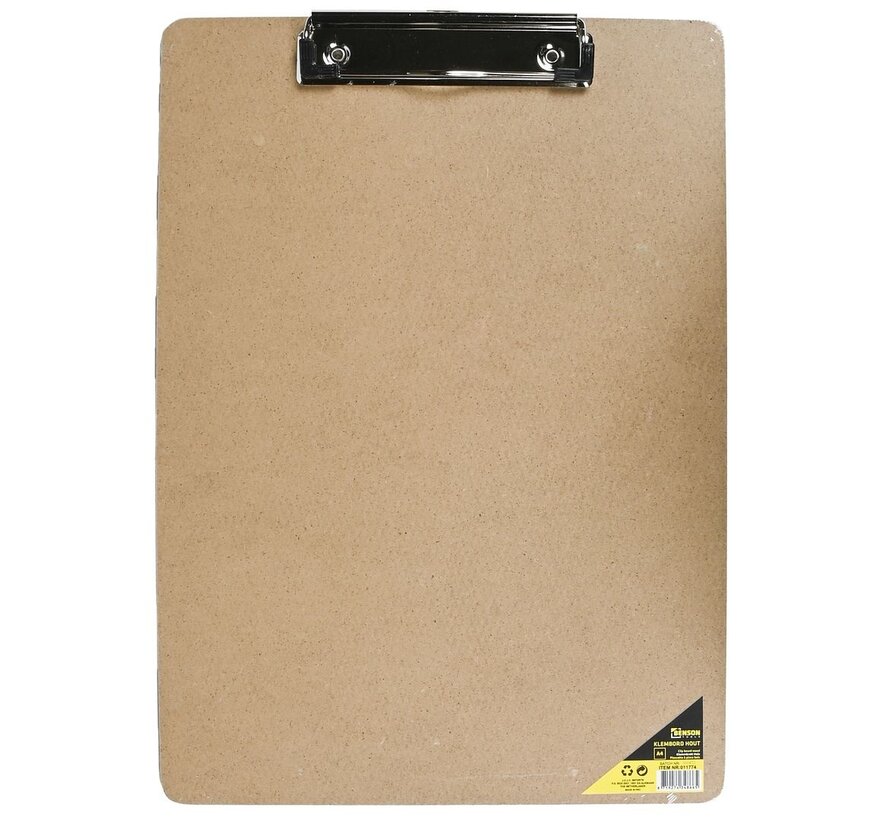 Klembord A4 Hout - Documenthouder - Schrijfplank