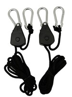 Höfftech Takel + Touw 2 dlg 2 mtr 68 kg (2 * 34 kg) - Hefwerktuig - Takelset