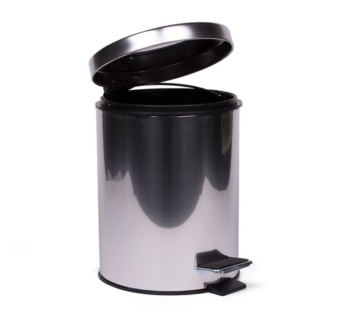 Benson Home Prullenbak 5 Ltr RVS - Metaal Afvalbak 5 Liter