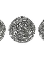 Schuurspons - RVS schuurspons - Schuurpad - Schuurblok - Keukenspons - 3 dlg 15 gr