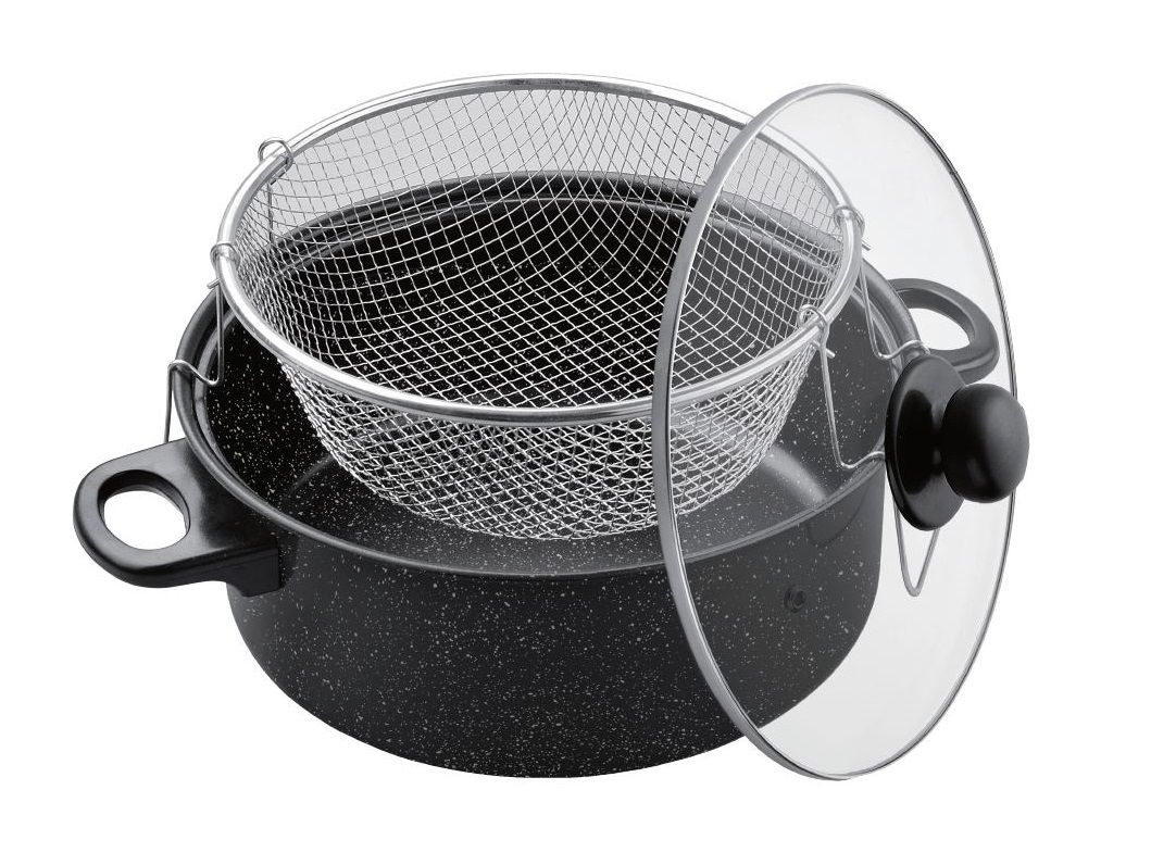 Frituurpan 26 Cm Marble Non Stick Coating Frituurpan Starrydays