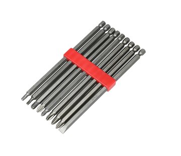 Benson Tools Bitset Mix 10 dlg PZ Torx PH 150 mm - Lange Bitset - Boorbitset