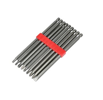 Benson Tools Bitset Mix 10 dlg PZ Torx PH 150 mm - Lange Bitset - Boorbitset