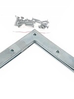 Benson Tools IJzerwaren Raamhoek 4 dlg 100 x 100 x 15 mm - Hoekverbinding - Hoeksteun