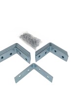 Benson Tools Ijzerwaren Stoelhoek 12 dlg 40 x 40 x 15 mm - Verbindingshoek - Bevestigingshoek