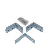 Benson Tools Ijzerwaren Stoelhoek 12 dlg 40 x 40 x 15 mm - Verbindingshoek - Bevestigingshoek
