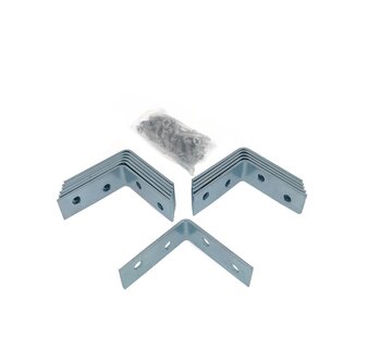 Benson Tools Ijzerwaren Stoelhoek 12 dlg 40 x 40 x 15 mm - Verbindingshoek - Bevestigingshoek
