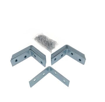 Benson Tools Ijzerwaren Stoelhoek 12 dlg 40 x 40 x 15 mm - Verbindingshoek - Bevestigingshoek