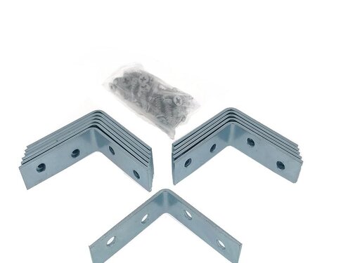 Benson Tools Ijzerwaren Stoelhoek 12 dlg 40 x 40 x 15 mm - Verbindingshoek - Bevestigingshoek