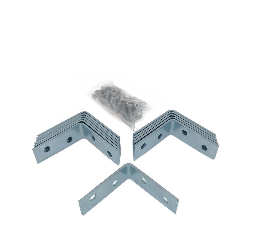 Ijzerwaren Stoelhoek 12 dlg 40 x 40 x 15 mm - Verbindingshoek - Bevestigingshoek