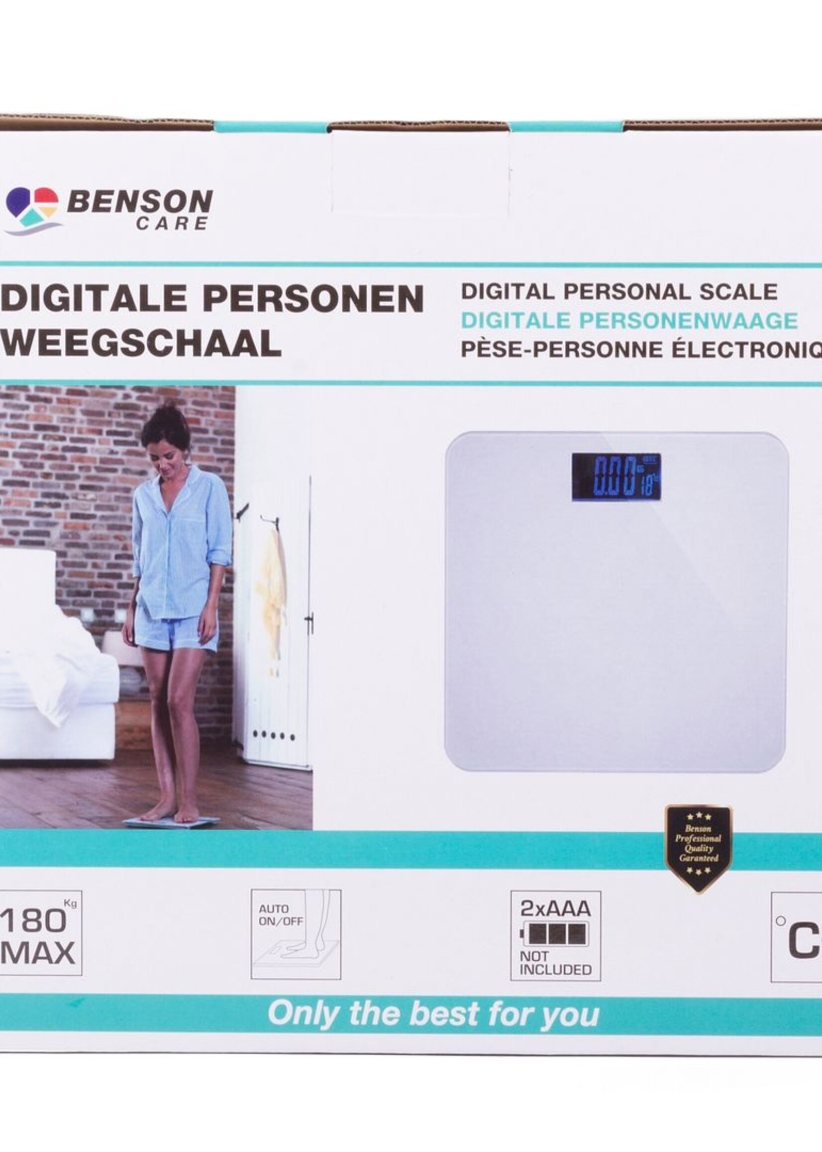 Weegschaal Persoon Digitaal - Digitale Weegschaal - Persoonlijke Weegschaal - Gewichtsmeter