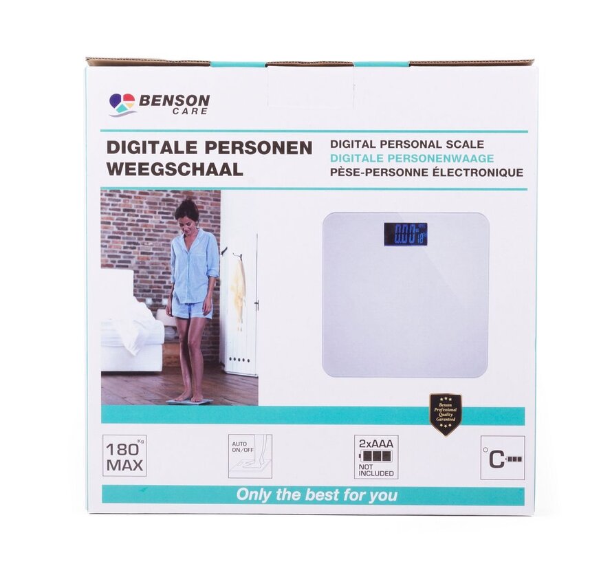 Weegschaal Persoon Digitaal - Digitale Weegschaal - Persoonlijke Weegschaal - Gewichtsmeter