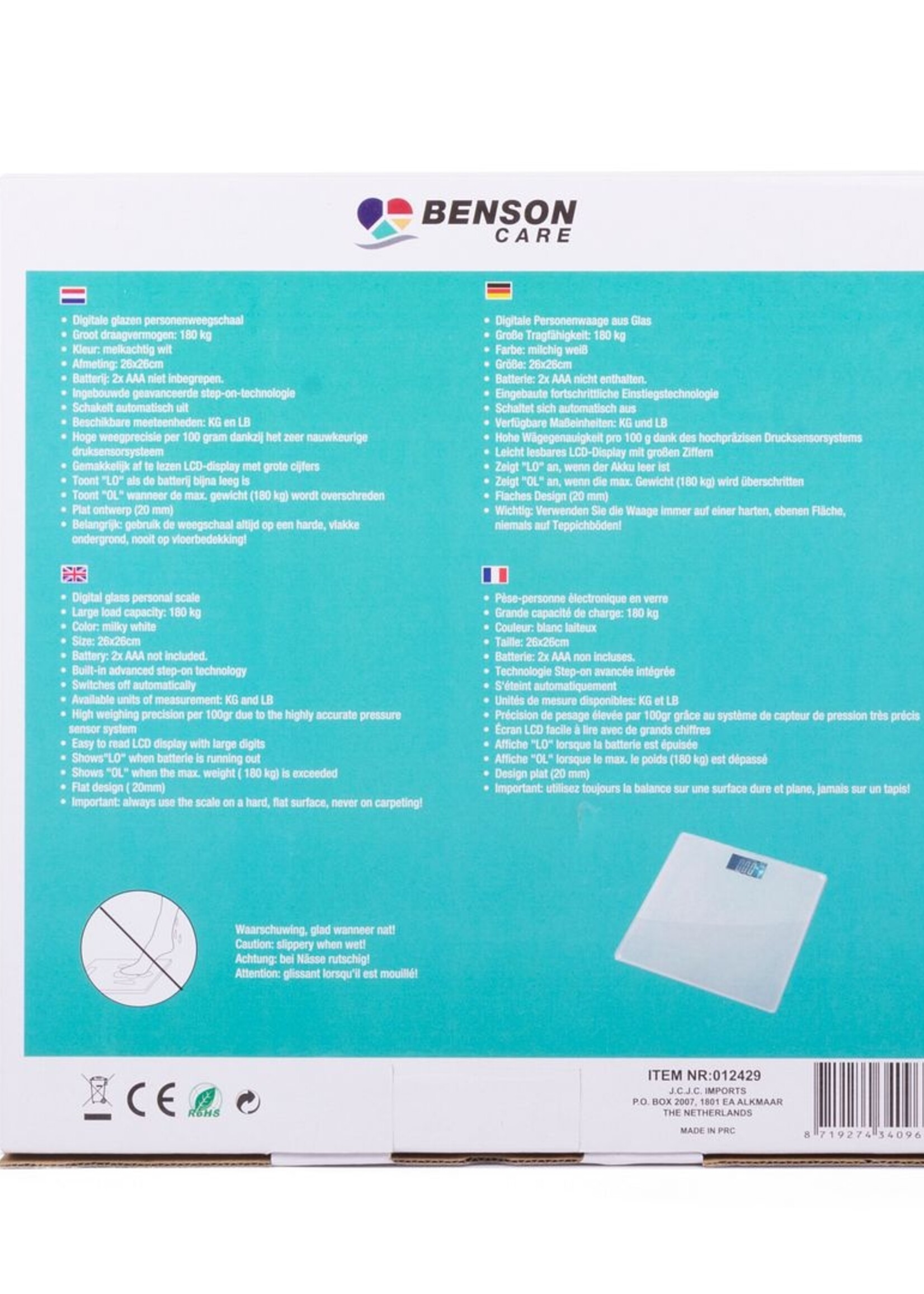 Weegschaal Persoon Digitaal - Digitale Weegschaal - Persoonlijke Weegschaal - Gewichtsmeter